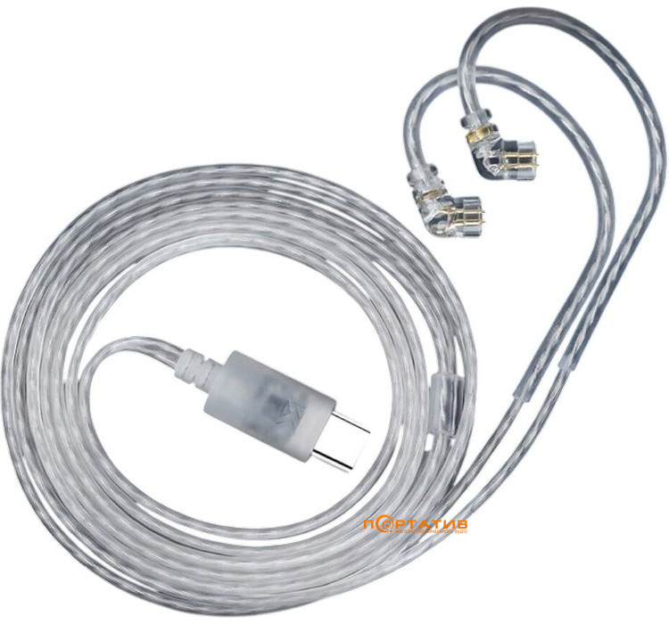 Кабель для наушников KZ Audio USB Type C Cable (47-34) no MIC