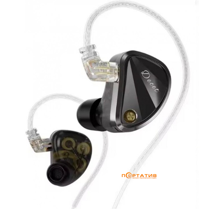Наушники KZ Audio Decet without switch with Built-in Sound card with MIC