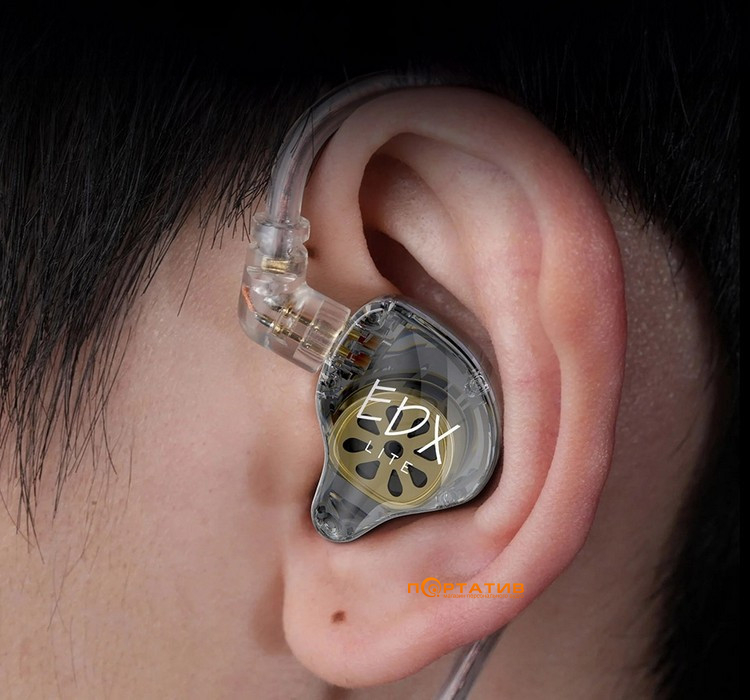 Навушники KZ Audio EDX Lite Mic Clear
