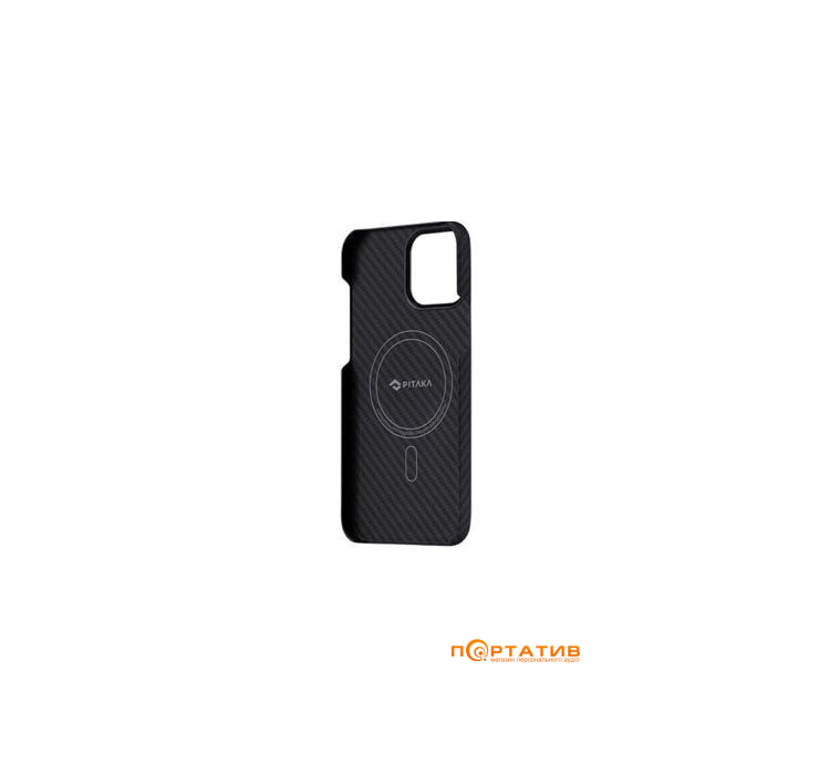 Чохол Pitaka MagEZ Case 2 Twill Black/Grey for iPhone 13 Pro Max (KI1301PM)