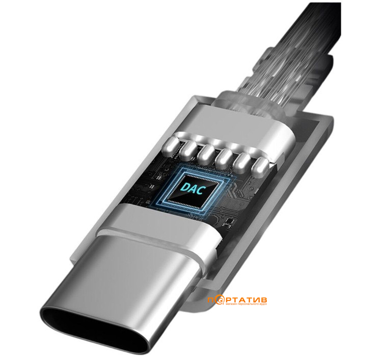 Кабель для наушников KZ Audio USB Type C Cable (47-34) no MIC