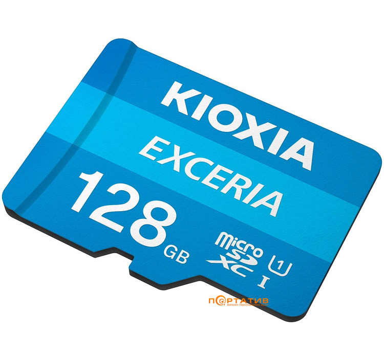 Kioxia microSDXC Card 128GB Exceria Class 10 UHS U1 (LMEX1L128GG2)
