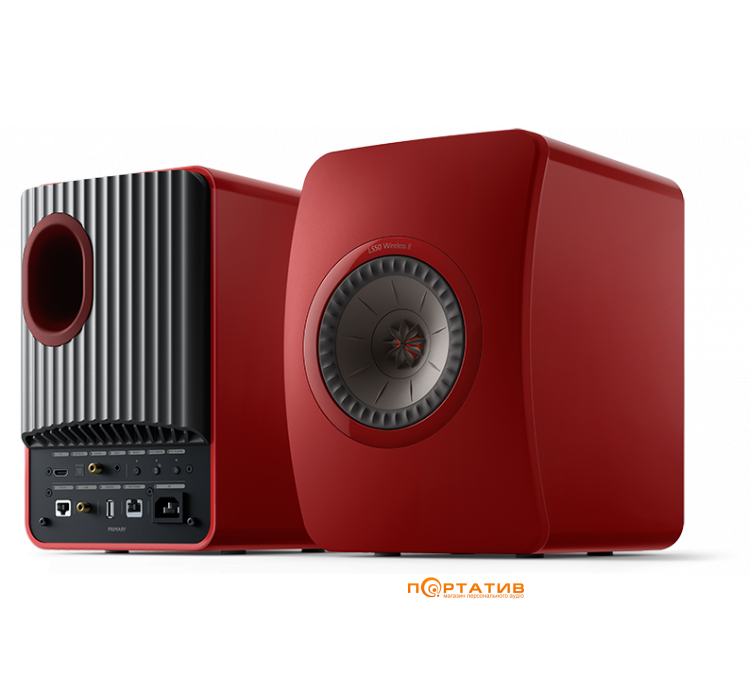Акустическая система KEF LS50 II Wireless Crimson Red Special Edition