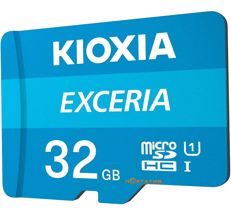 Kioxia microSDHC Card 32GB Exceria Class 10 UHS U1 (LMEX1L032GG2)