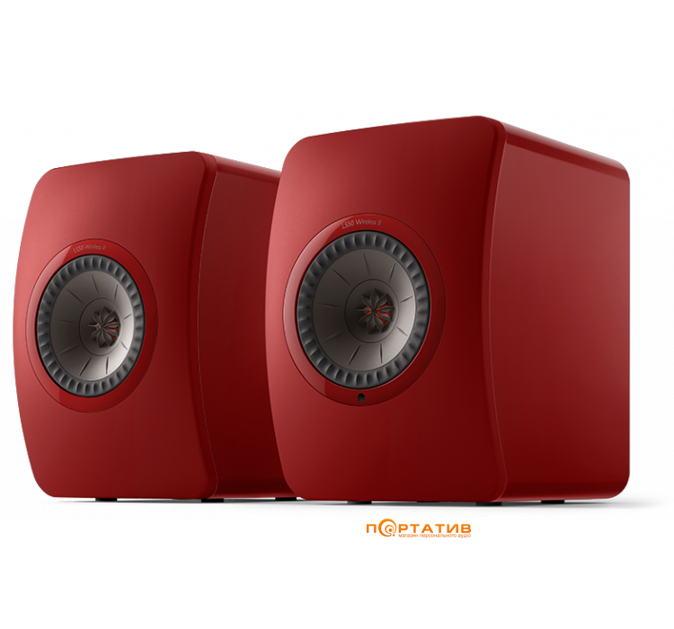 Акустическая система KEF LS50 II Wireless Crimson Red Special Edition