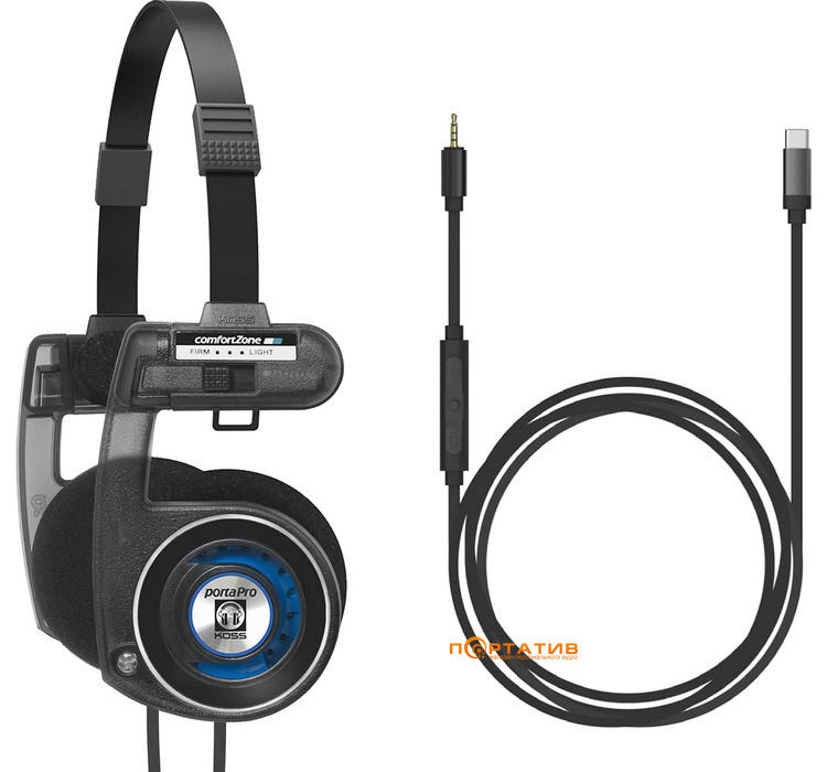 Навушники KOSS Porta Pro Utility + Кабель Koss Utility USB-C