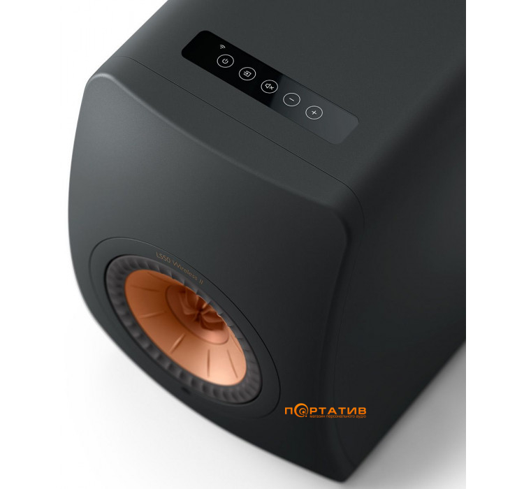 Акустична система KEF LS50 II Wireless Carbon Black