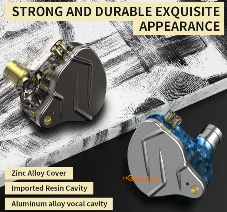 Наушники KZ Audio ZSN Pro Mic Grey