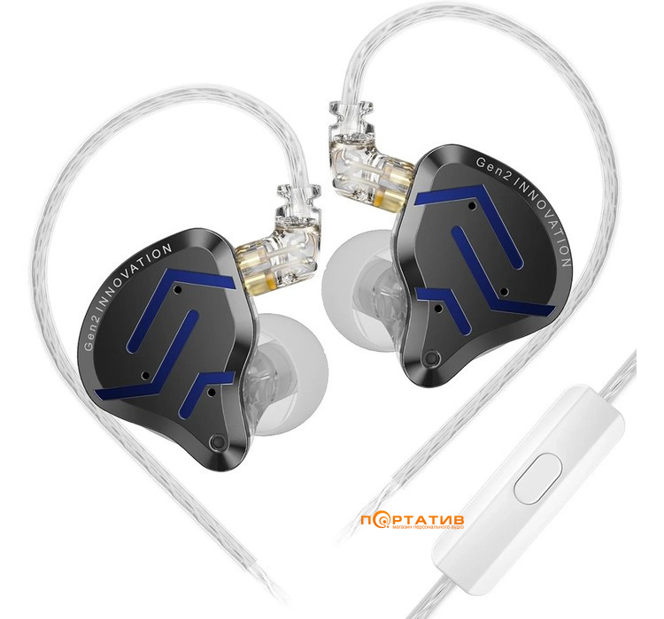 Навушники KZ Audio ZSN Pro 2 Mic Black