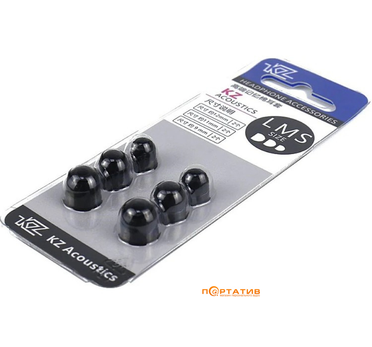 Амбушюры KZ Audio Eartips Memory foam (3 pairs)