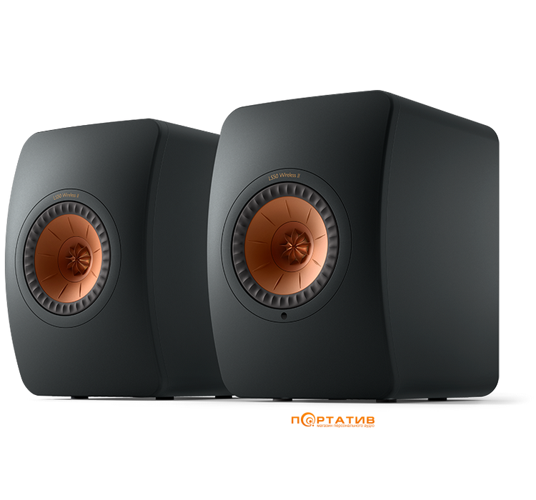 Акустична система KEF LS50 II Wireless Carbon Black