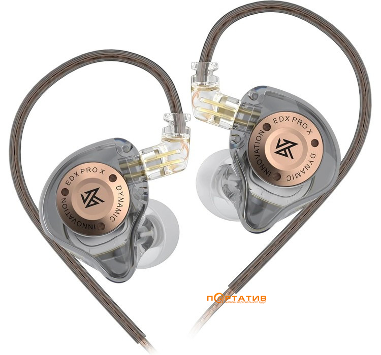 Наушники KZ Audio EDX Pro X Gray