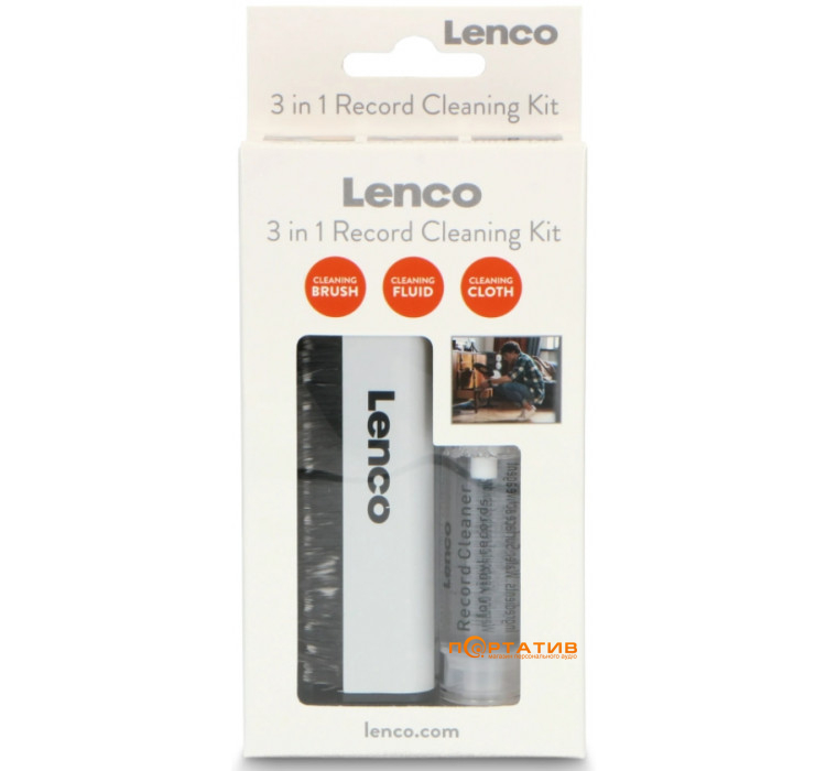 Lenco TTA-3in1 Carbon Fiber Record Cleaning Brush