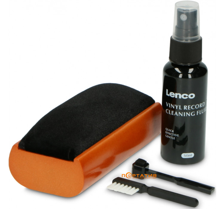 Lenco TTA-5in1 Wooden Cleaning Brush With Velvet Padding