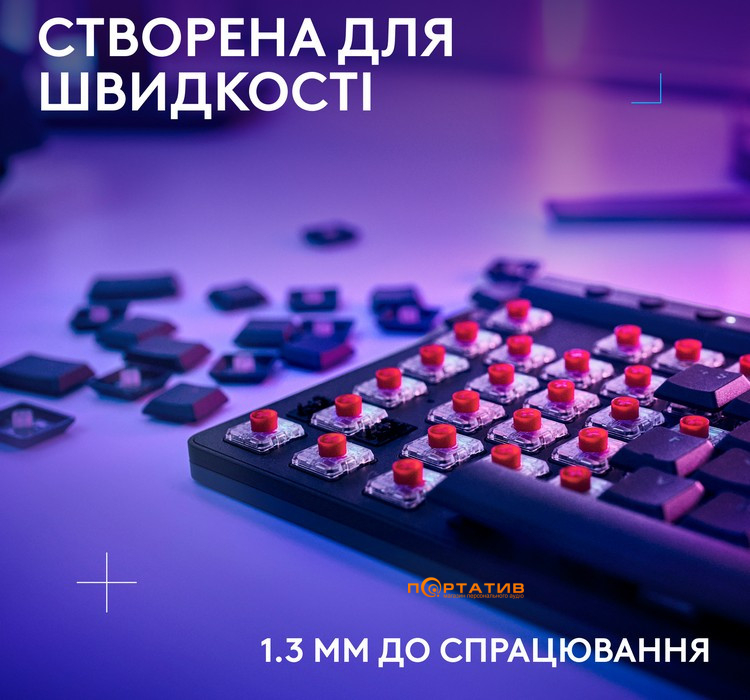 Клавіатура Logitech G515 Lightspeed TKL Wireless Gaming Black (920-012538)