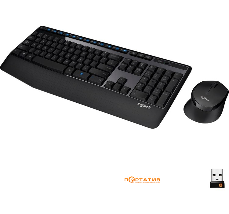 Комплект Logitech MK345 Wireless Comfort Black UA (920-006489)