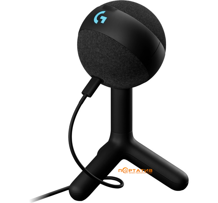 Микрофон Logitech G Yeti Orb RGB Gaming Mic with Lightsync Black (988-000551)