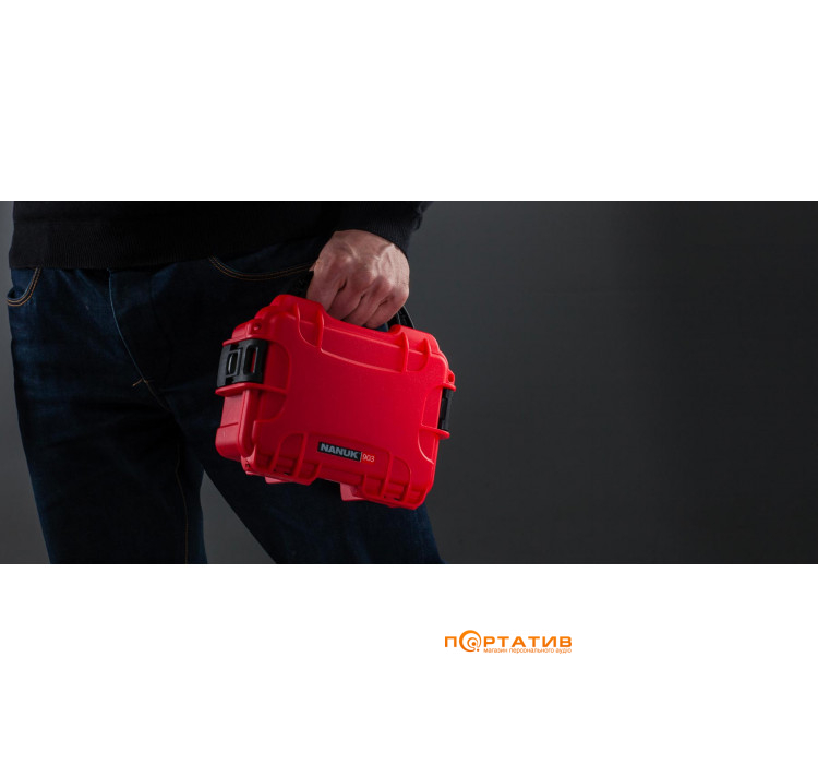 Водонепроницаемый пластиковый кейс Nanuk Case 903 Red (903-0009)