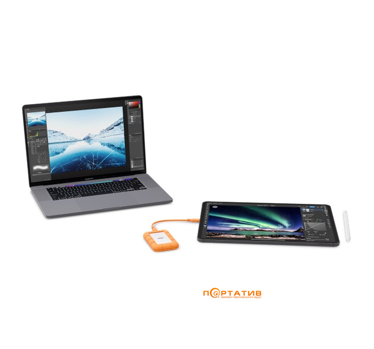 SSD накопитель LaCie Rugged Mini SSD 4TB (STMF4000400)