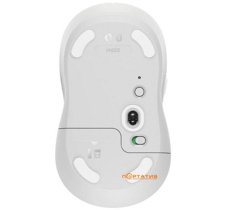 Logitech Signature M650 Wireless Mouse Off-White (910-006255)