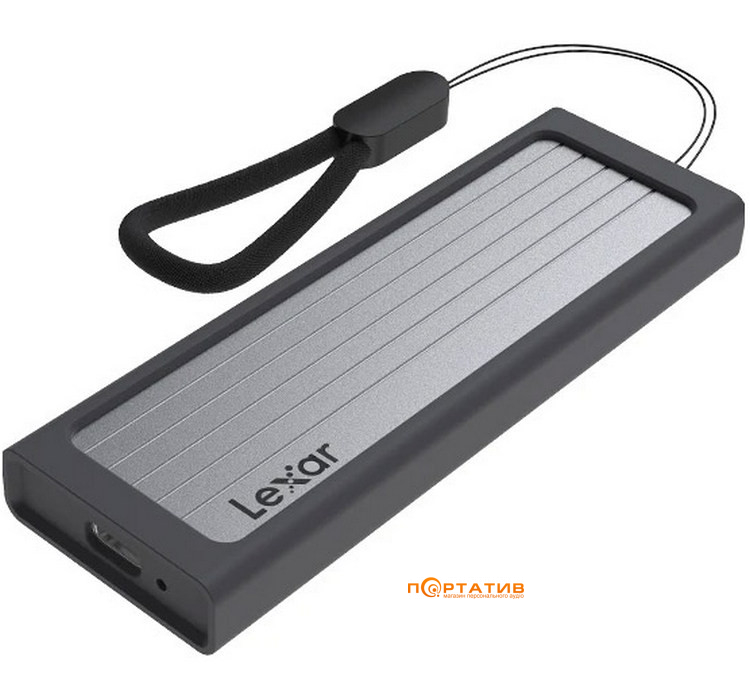 Внешний карман Lexar E6 M.2 SSD Enclosure NVMe/SATA M.2 SSD to USB 3.2 (LPAE06N-RNBNG)