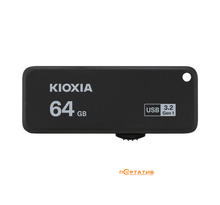 Kioxia Stick TransMemory U365 64GB USB3.0 Black (LU365K064G)
