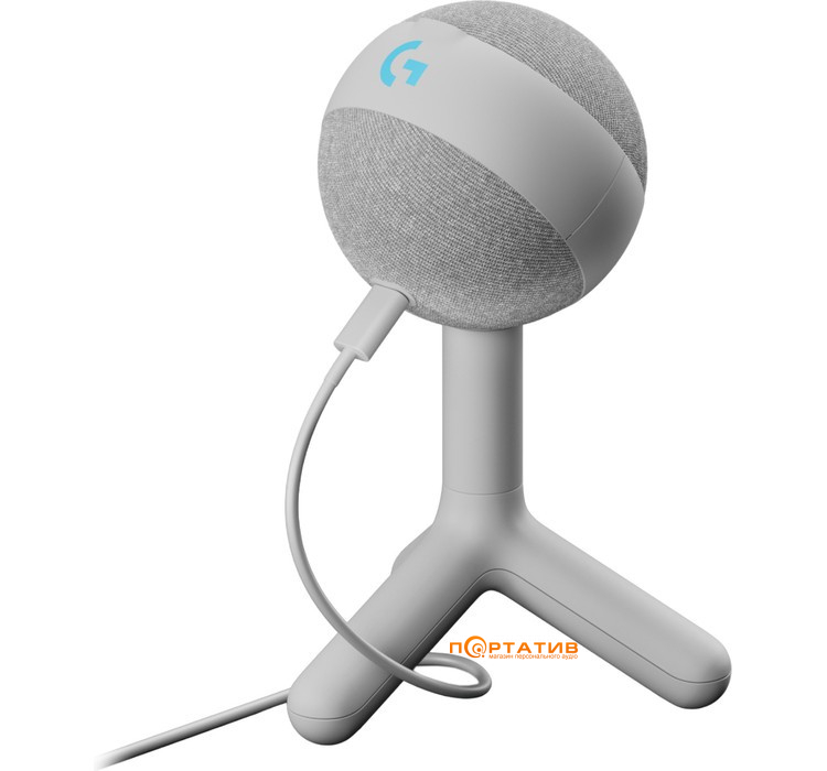 Мікрофон Logitech G Yeti Orb RGB Gaming Mic with Lightsync OFF White (988-000558)