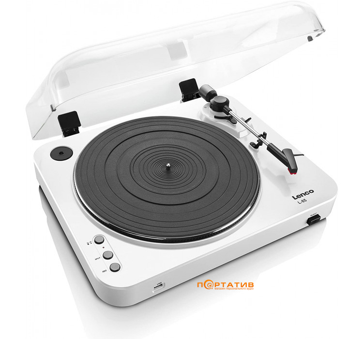 Проигрыватель винила Lenco L-85 White