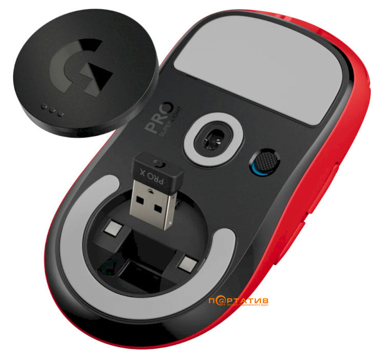 Мишка Logitech G Pro X Superlight Wireless Red (910-006784)