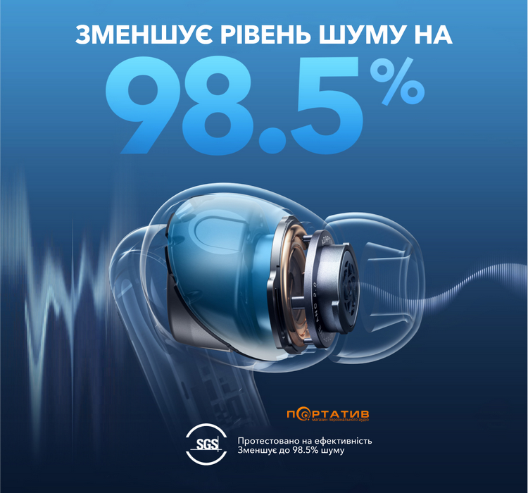 Навушники  Anker SoundCore Liberty 4 NC Light Blue (A3947G61)