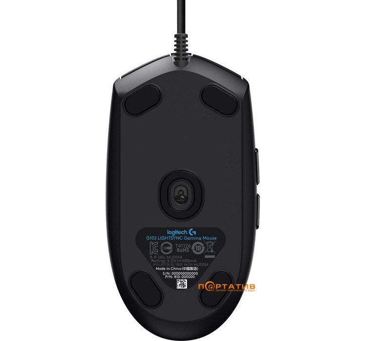 Мишка Logitech G203 Gaming Lightsync RGB Black (910-005796)