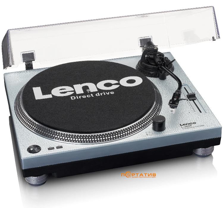 Проигрыватель винила Lenco L-3809 Metallic Blue