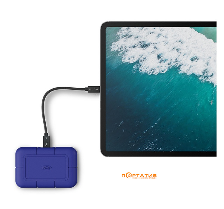 SSD накопитель LaCie Rugged Pro5 Thunderbolt SSD 4TB (STNA4000400)