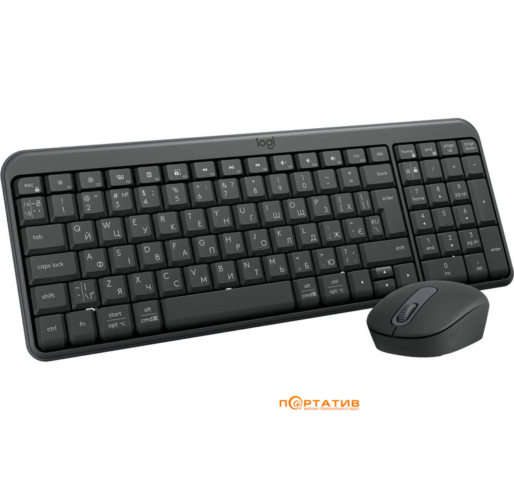 Комплект Logitech MK250 Wireless Combo Graphite UA (920-013823)