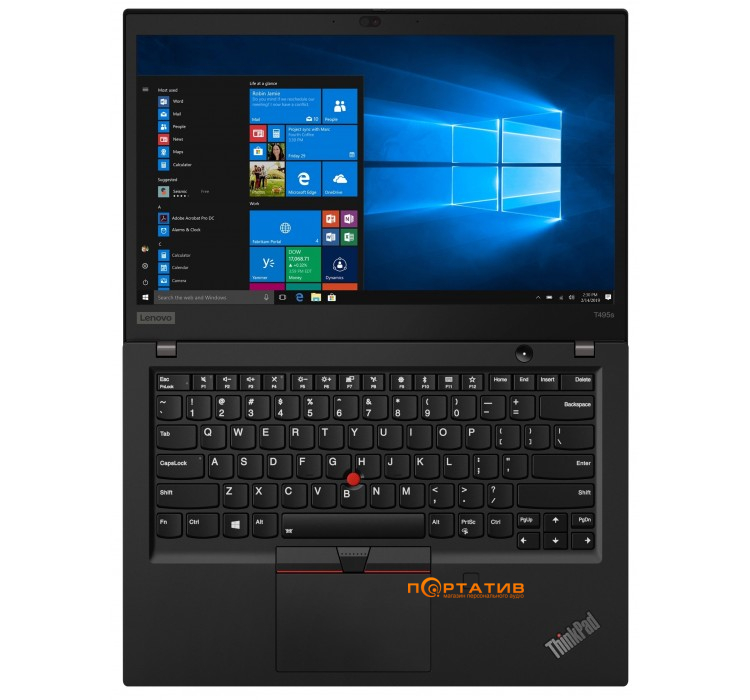 Ультрабук Lenovo ThinkPad T495s Black (20QJ000JRT)