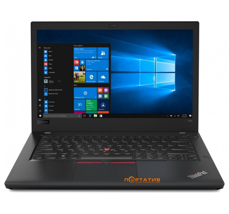 Ноутбук Lenovo ThinkPad T480 Black (20L6SD2B00)