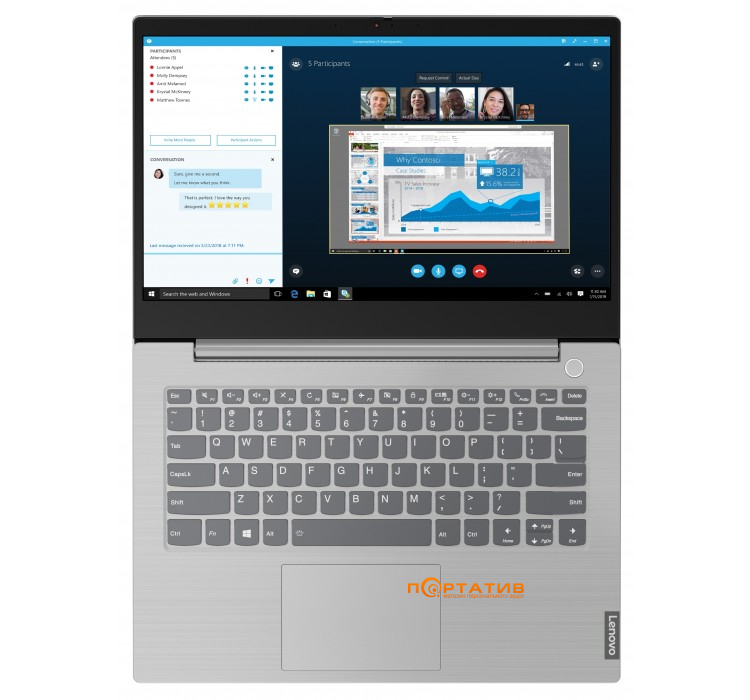 Ноутбук Lenovo ThinkBook 14 Gray (20RV0002RA)