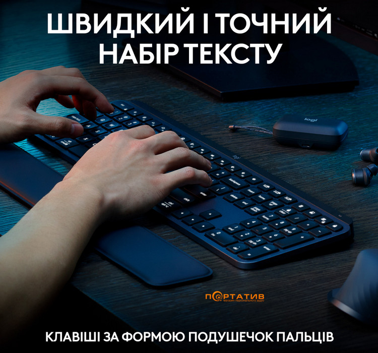 Комплект Logitech MX Keys S Combo Graphite UA (920-011614)