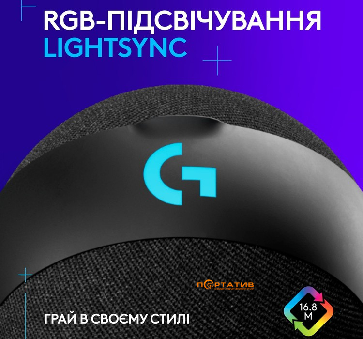 Микрофон Logitech G Yeti Orb RGB Gaming Mic with Lightsync Black (988-000551)