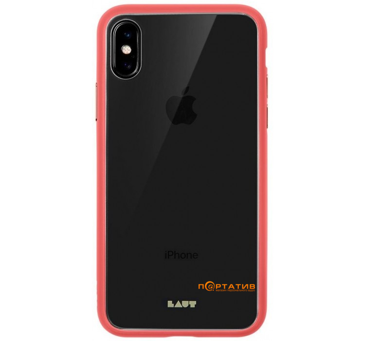 Чохол Laut iPhone X / Xs Accents Pink (LAUT_iP18-S_AC_P)