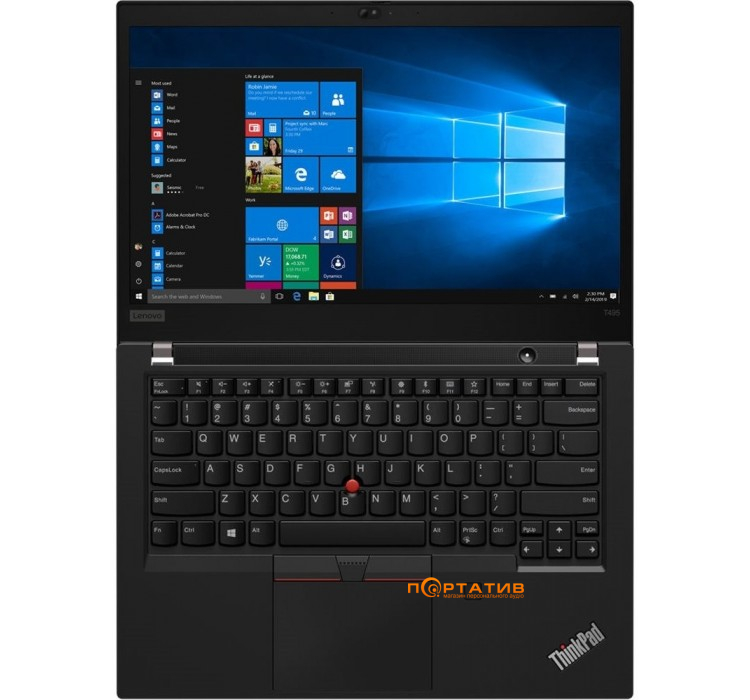 Ноутбук Lenovo ThinkPad T495 Black (20NJ000VRT)