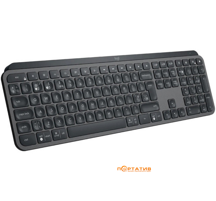 Клавиатура Logitech MX Keys Advanced Wireless Illuminated for Business Graphite UA (920-010251)