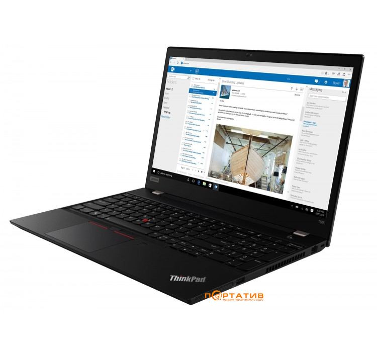 Ноутбук Lenovo ThinkPad T590 Black (20N4002XRT)