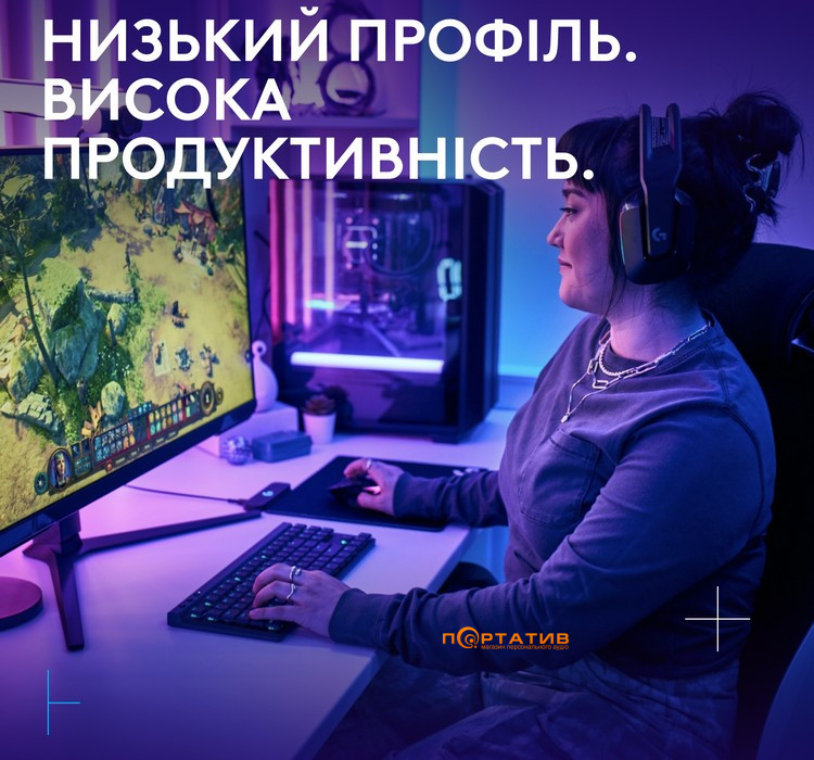Клавіатура Logitech G515 Lightspeed TKL Wireless Gaming Black (920-012538)