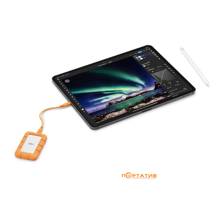 SSD накопитель LaCie Rugged Mini SSD 4TB (STMF4000400)