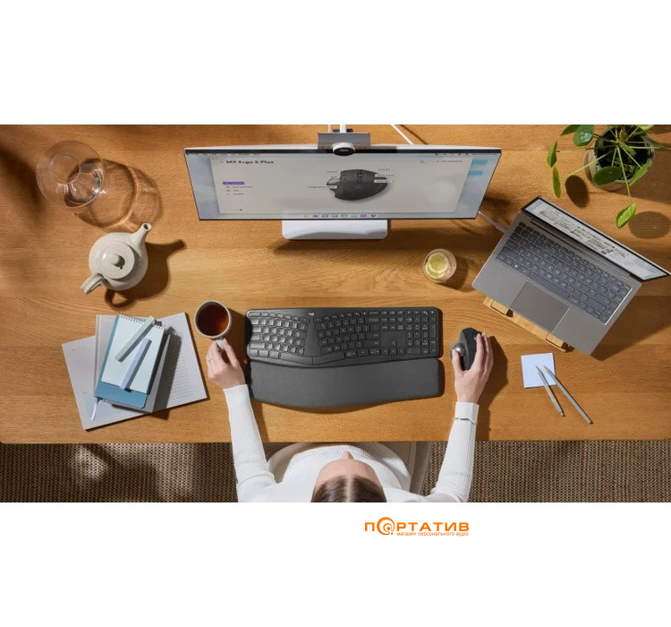 Мишка Logitech MX Ergo S Graphite (910-007260)