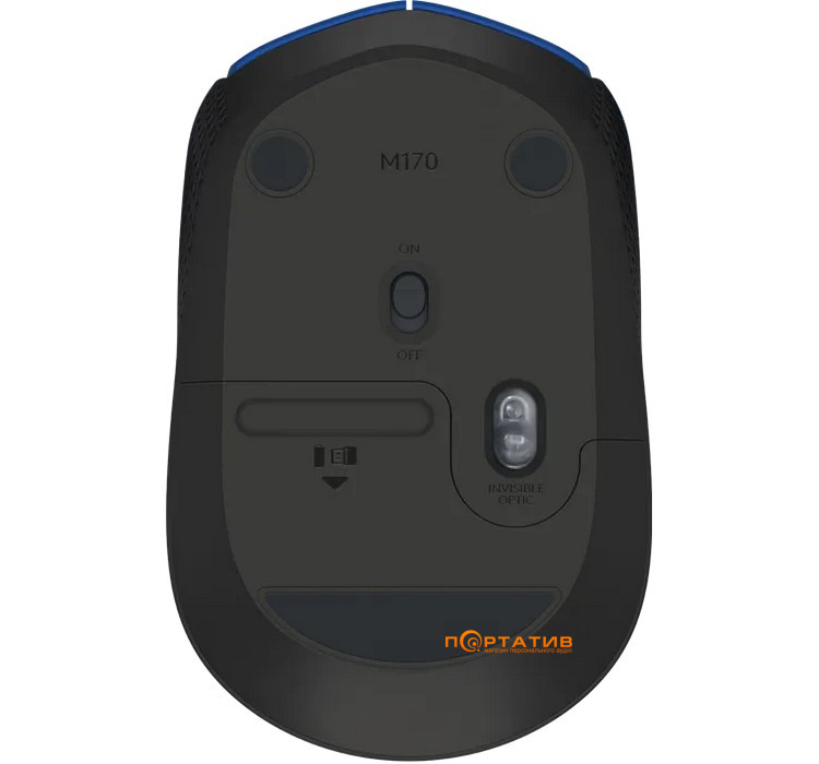 Мышка Logitech M170 Wireless Grey/Black (910-004642)