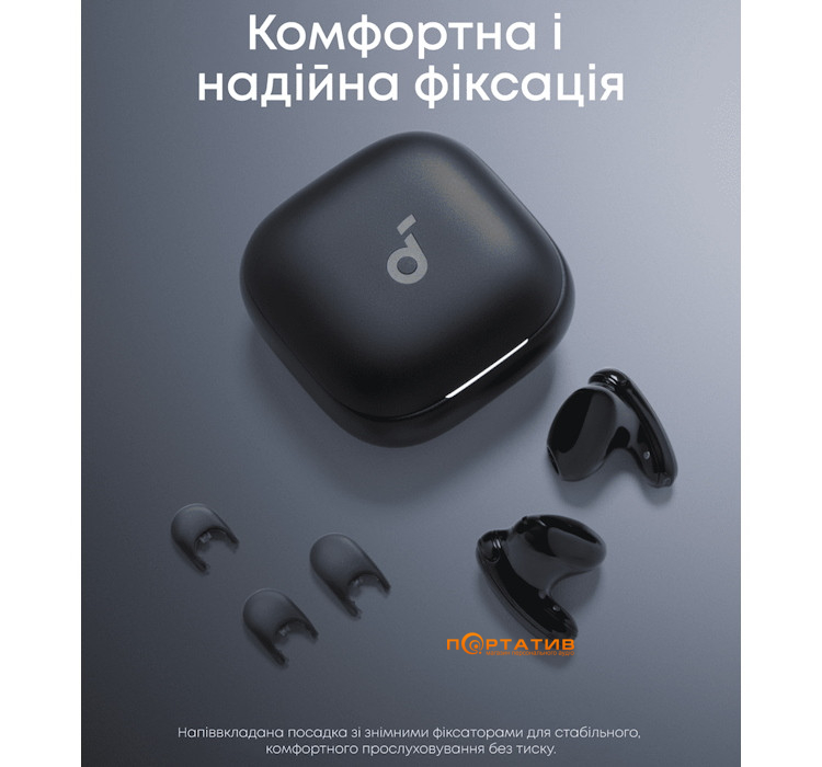 Навушники Anker SoundCore Liberty Buds Black (D1200G11)