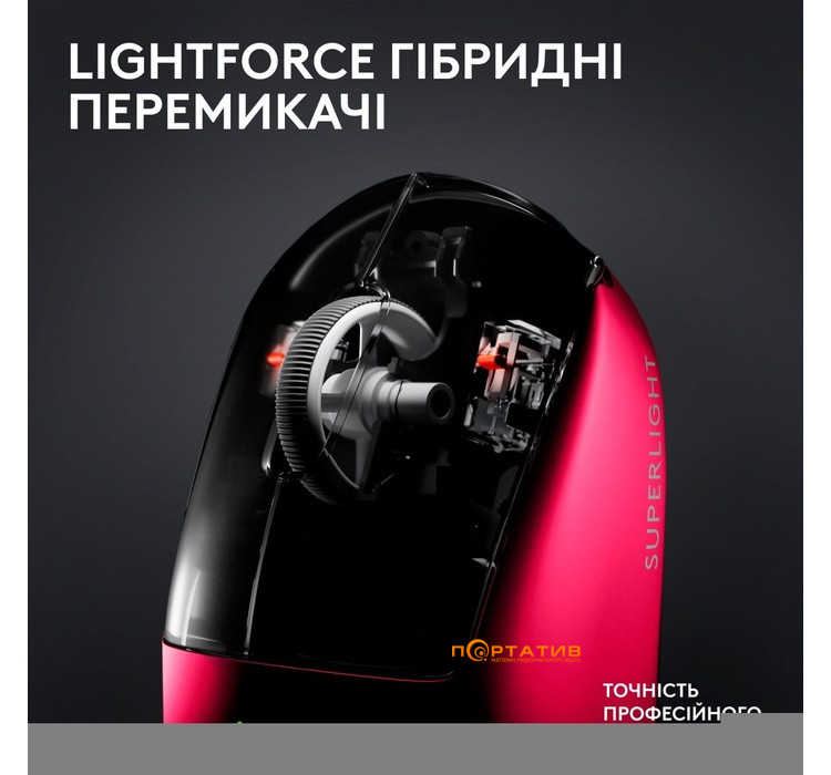 Мышка Logitech G Pro X Superlight 2 Wireless Magenta (910-006797)