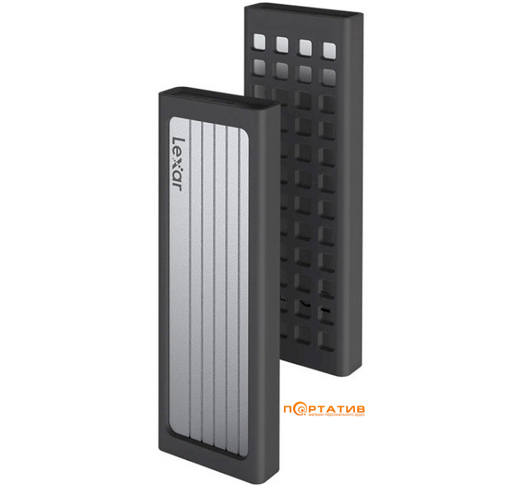 Внешний карман Lexar E6 M.2 SSD Enclosure NVMe/SATA M.2 SSD to USB 3.2 (LPAE06N-RNBNG)
